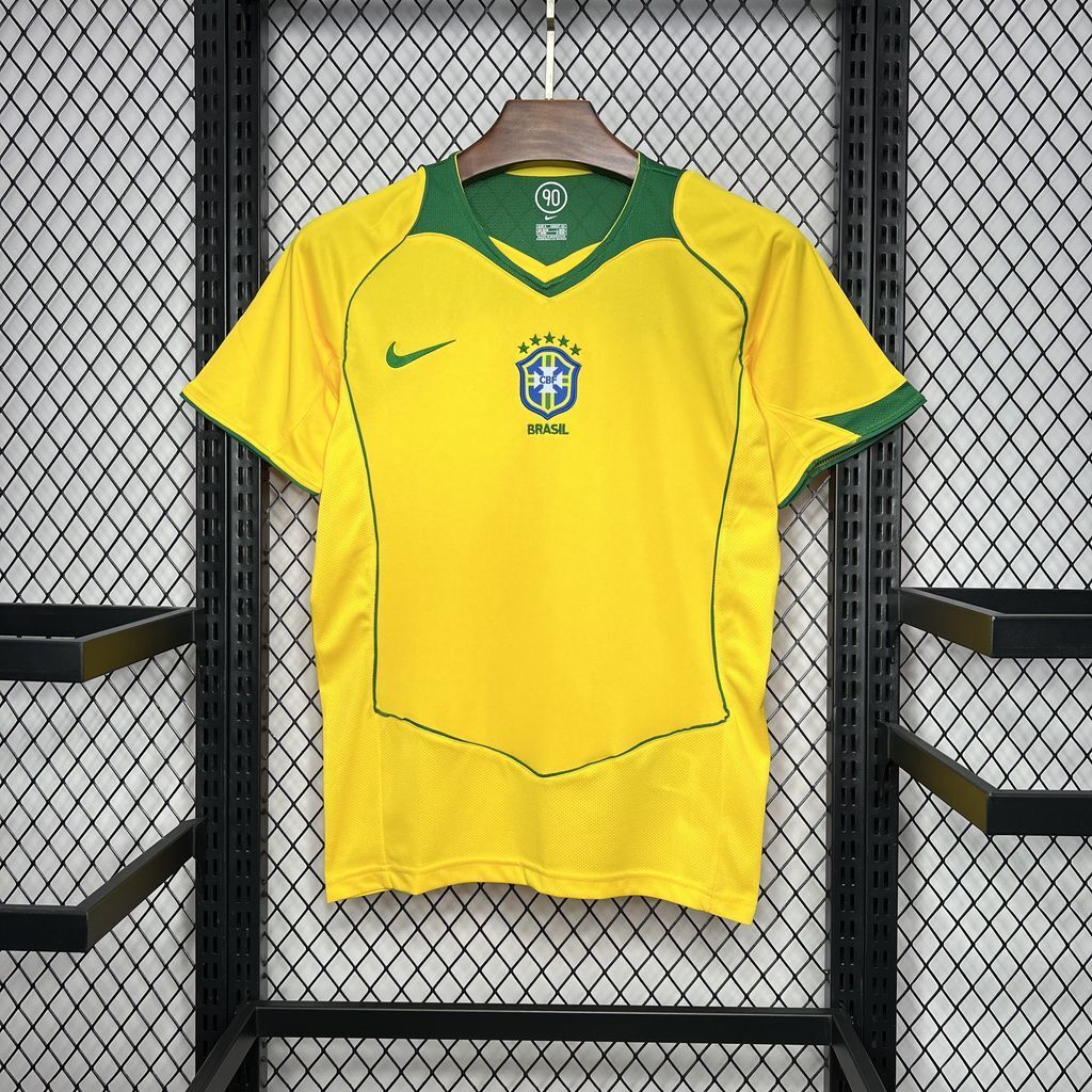 Camisa Brasil Retrô Titular 2004 Torcedor