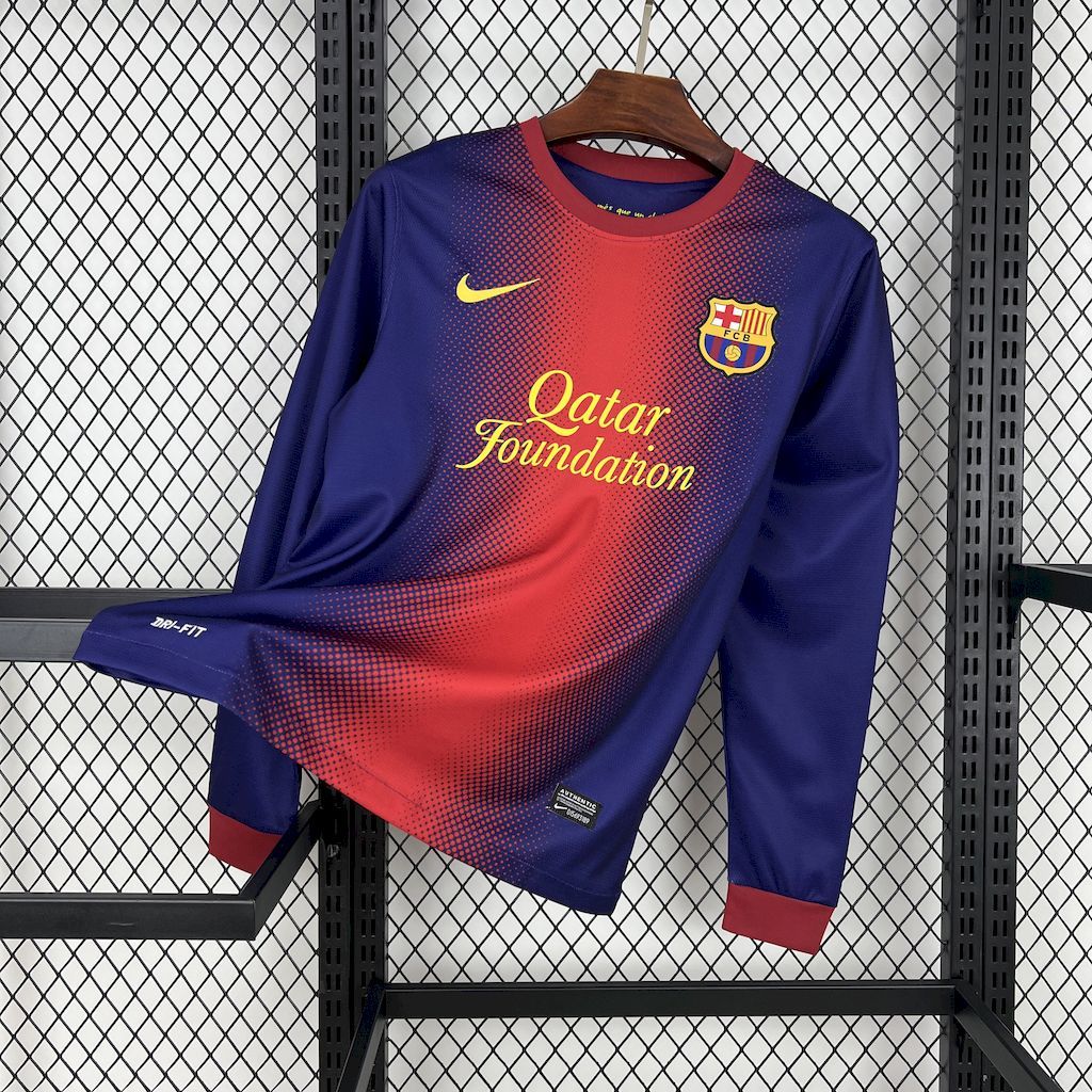 Camisa Retrô Barcelona 2012/13 I Manga Longa