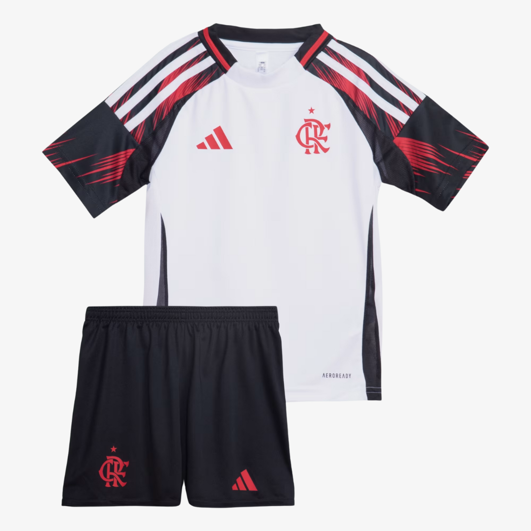 Conjunto Infantil Flamengo Reserva 2025/26 II