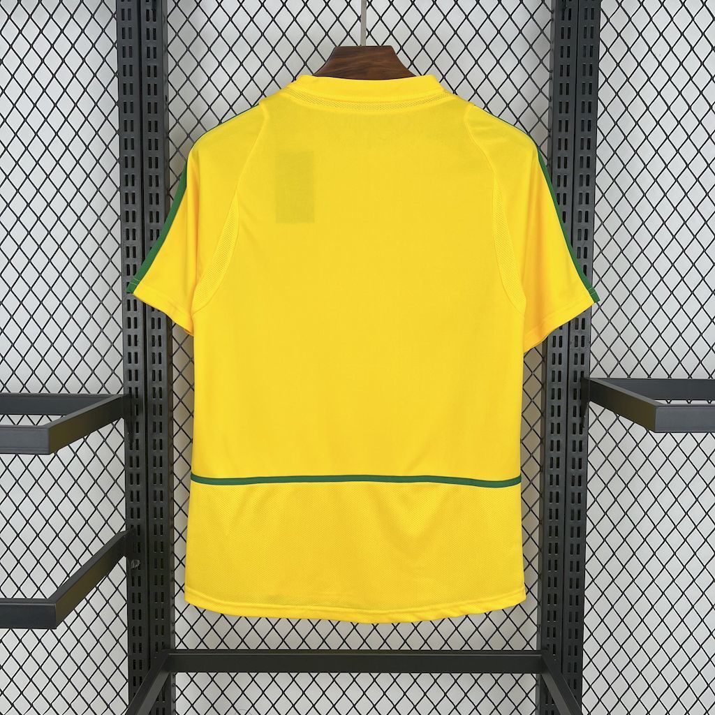 Camisa Retrô Seleção Brasil Titular 2002/03