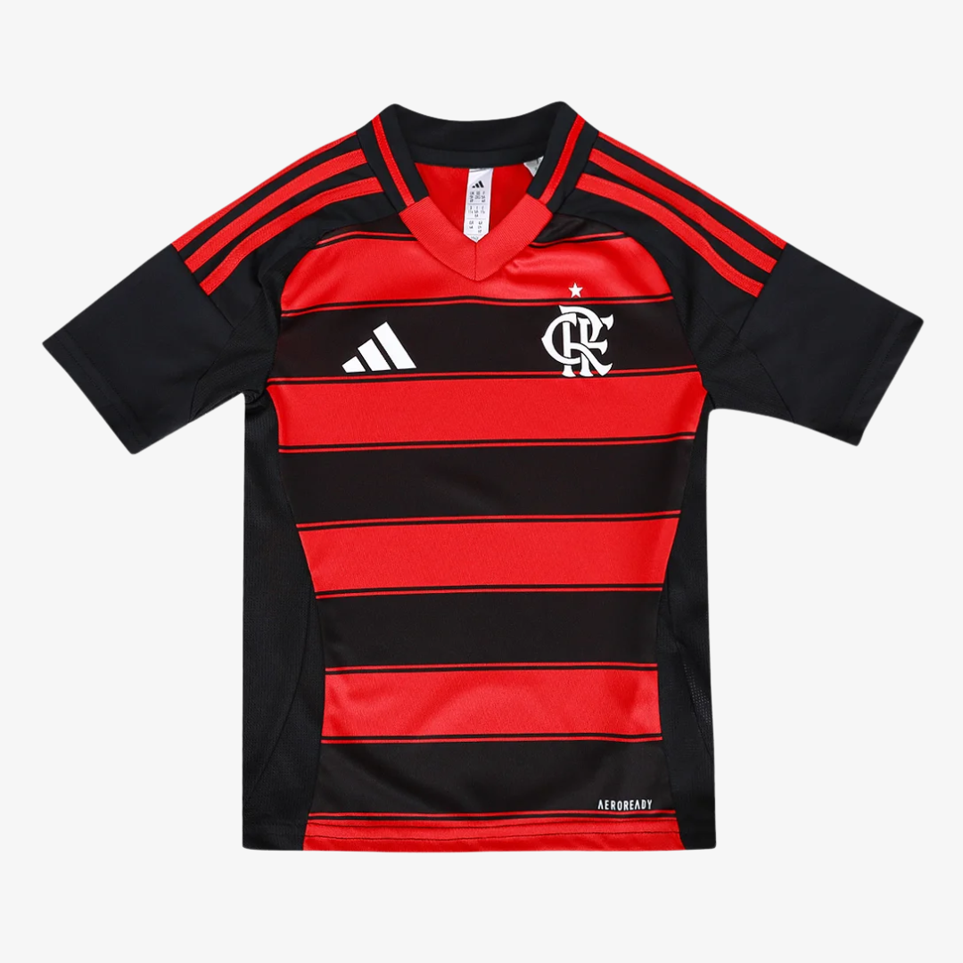 Conjunto Infantil Flamengo Titular 2025/26 I