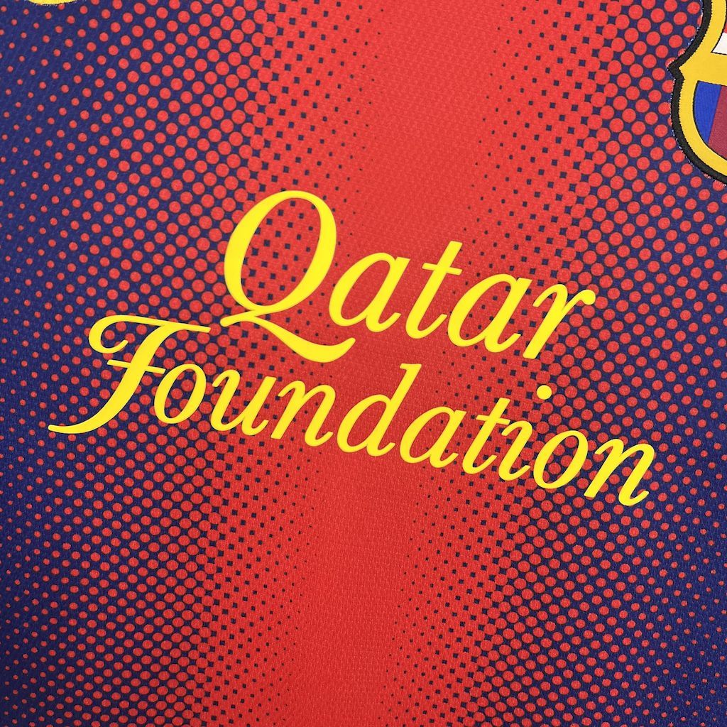 Camisa Retrô Barcelona 2012/13 I Manga Longa