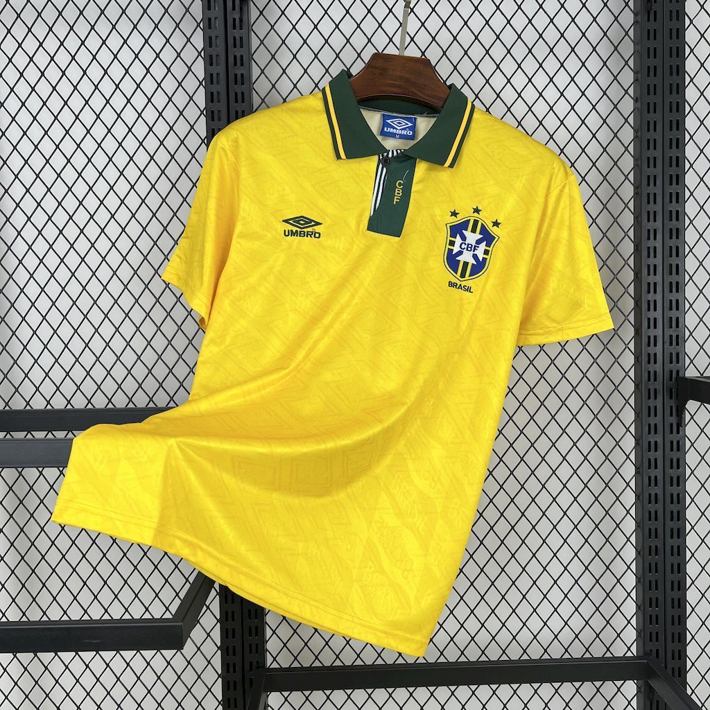Camisa Retrô Seleção Brasil 1991/92 I