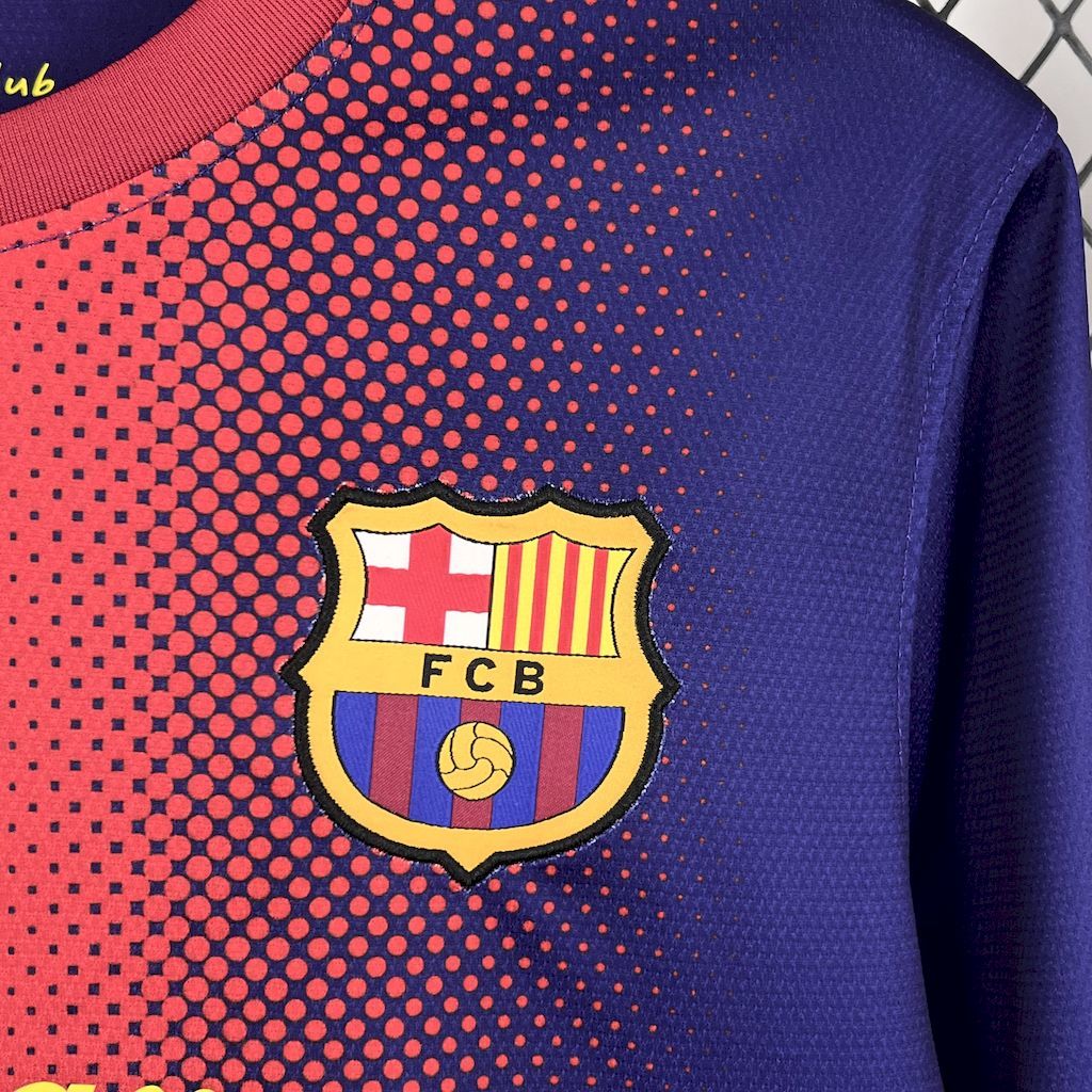 Camisa Retrô Barcelona 2012/13 I Manga Longa