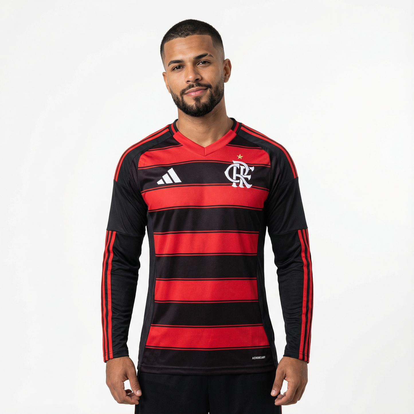 Camisa Manga Longa Flamengo Titular 2025/26