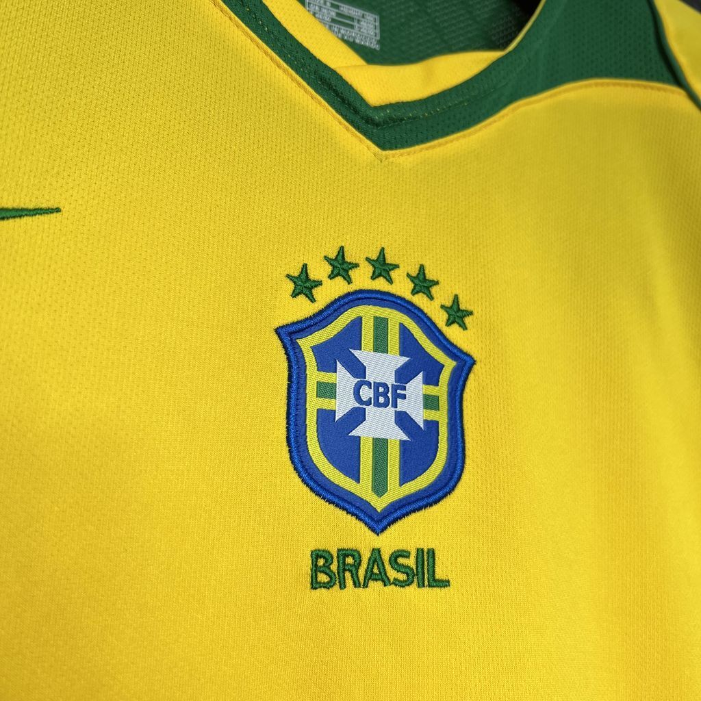 Camisa Brasil Retrô Titular 2004 Torcedor