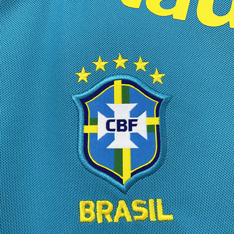Camisa Brasil 2021/22 Pré-Jogo Masculina Torcedor