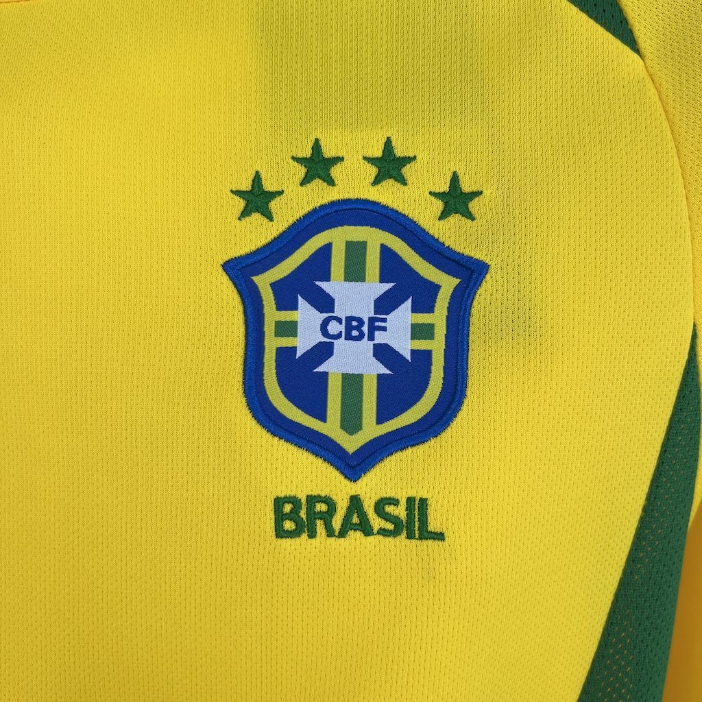 Camisa Retrô Seleção Brasil Titular 2002/03