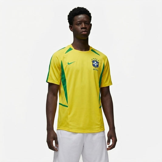 Camisa Retrô Seleção Brasil Titular 2002/03