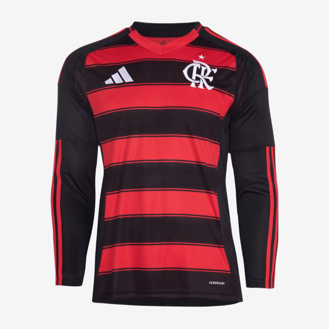 Camisa Manga Longa Flamengo Titular 2025/26