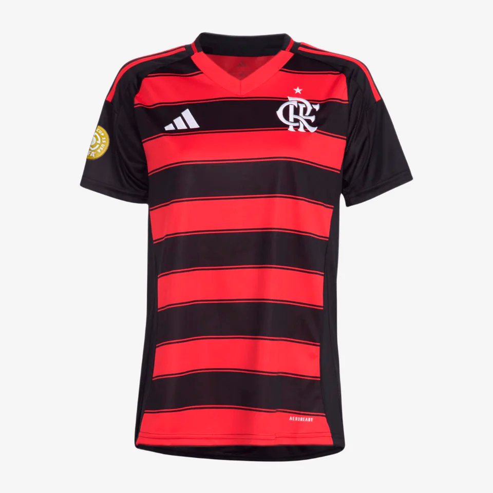 Camisa Feminina Flamengo Titular 2025/26 Torcedor