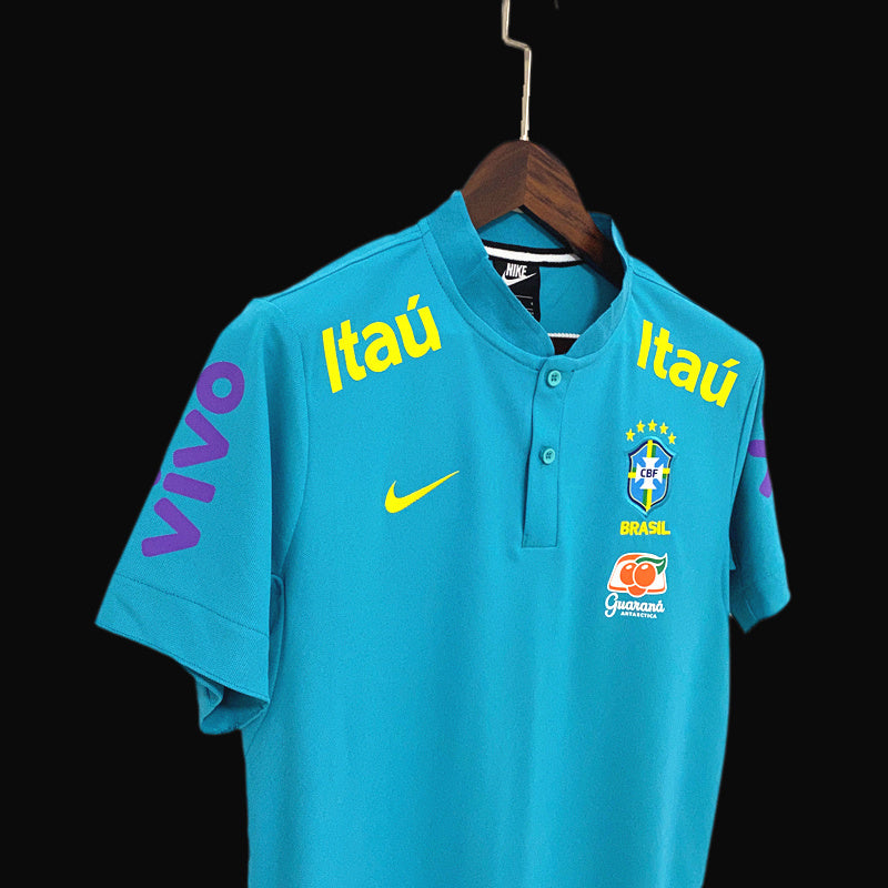 Camisa Brasil 2021/22 Pré-Jogo Masculina Torcedor