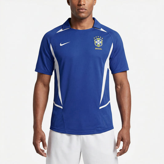 Camisa Retrô Brasil Reserva 2002 Torcedor