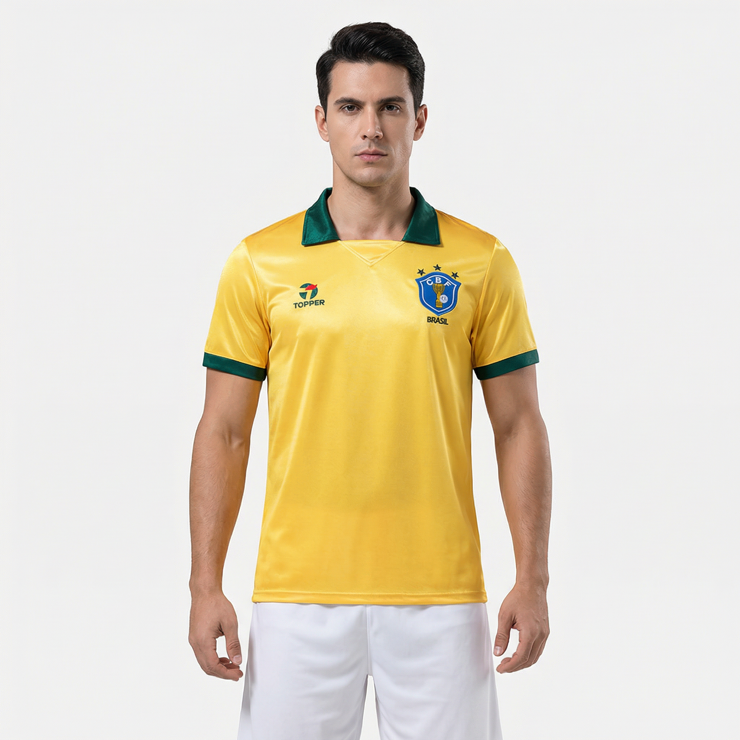 Camisa Retrô Brasil 1985 Torcedor