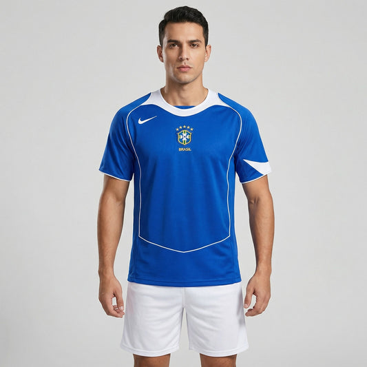 Camisa Brasil Reserva 2004/05 Retrô Masculina
