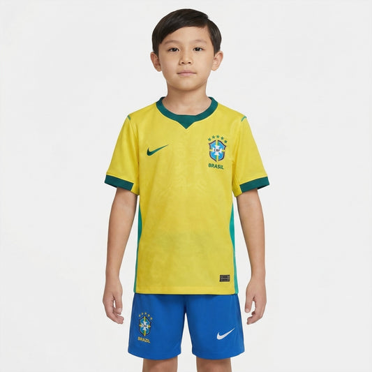 Conjunto Infantil Brasil 26/27 Titular Copa do Mundo