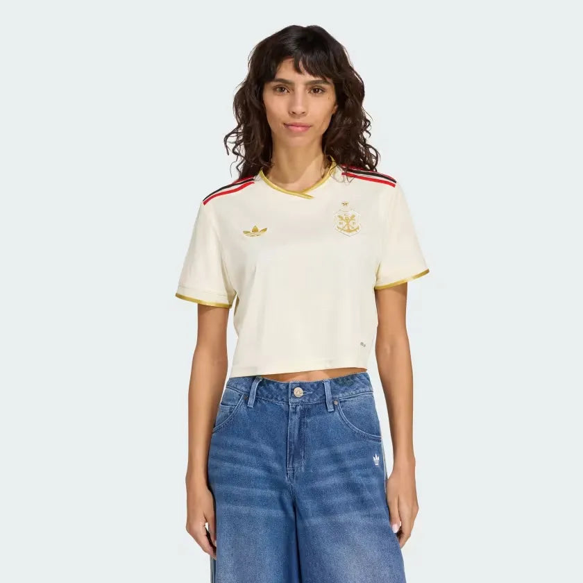 Camisa Feminina Flamengo 2025/26 3 Torcedor Cropped